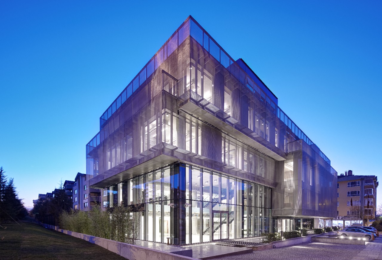 oficina de tmb con certificado LEED de oro en Ankara, Turquía