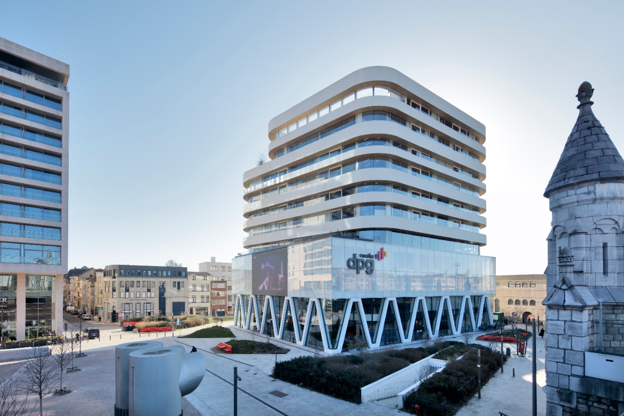 Siège de DPG Media | Guardian Glass
