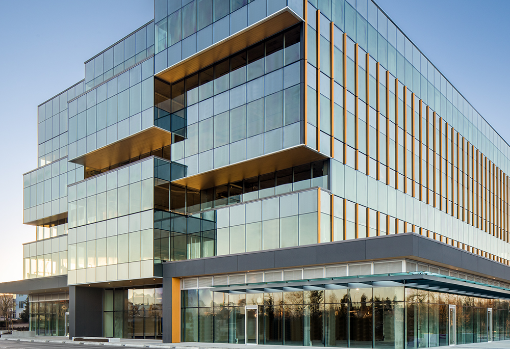 Project photography of First West Credit Union in Langley, BC.