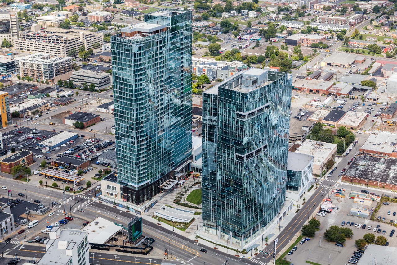 Professional project photography of Broadwest in Nashville, TN.