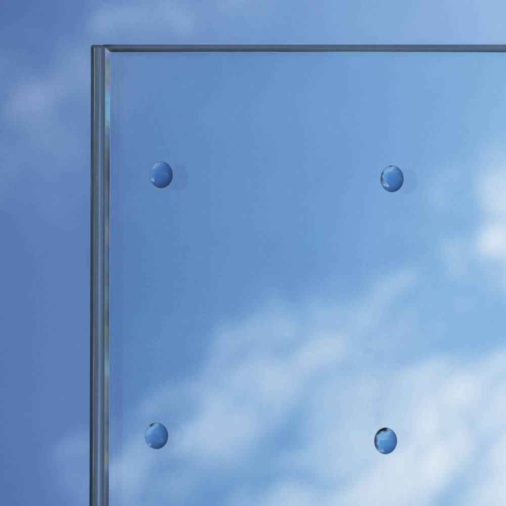 Marcador de posición de almacén de vidrio